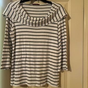 Long-sleeve Striped Top